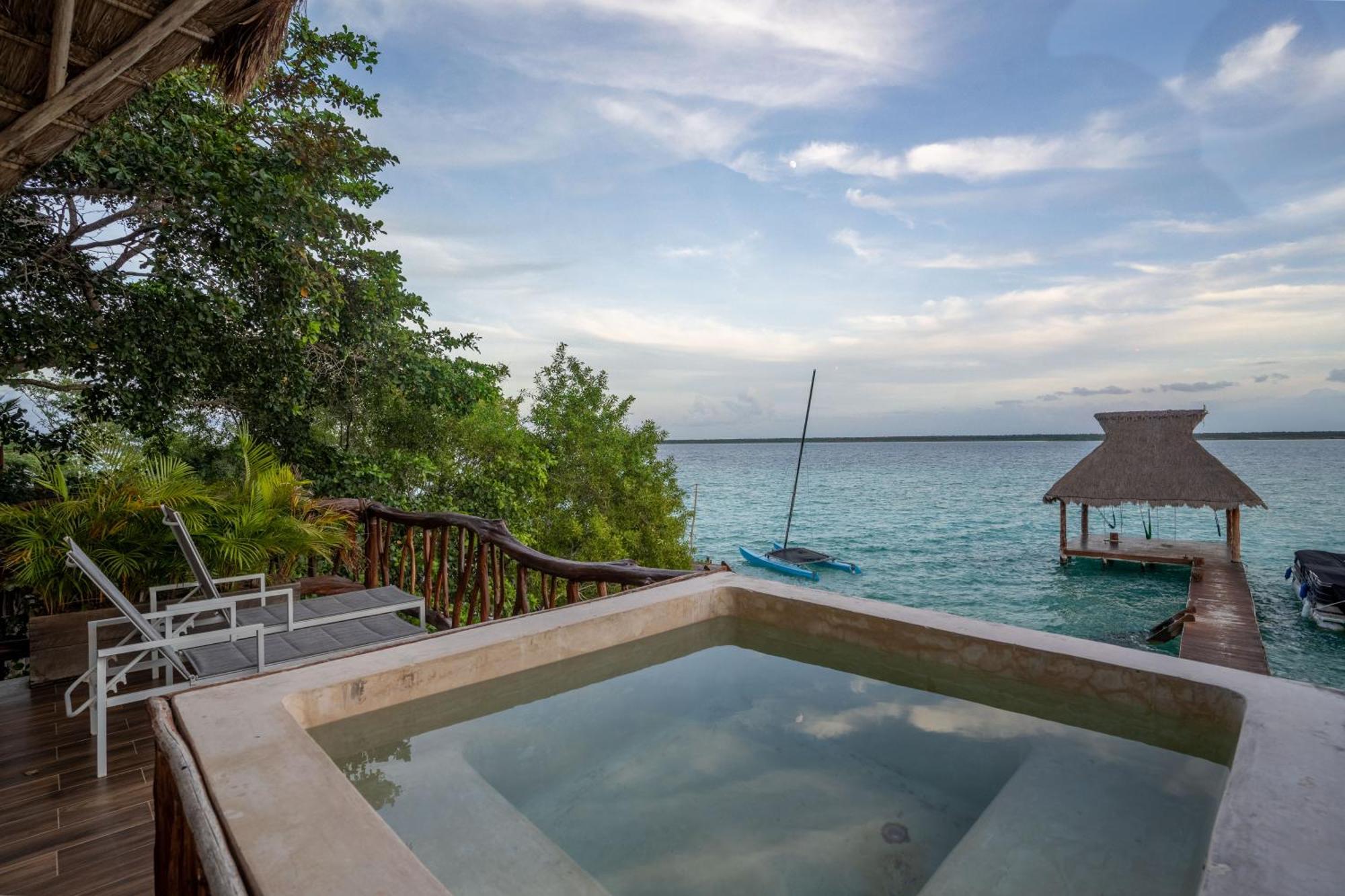 Xoot Kaana Villa Vista Laguna Bacalar Exteriér fotografie