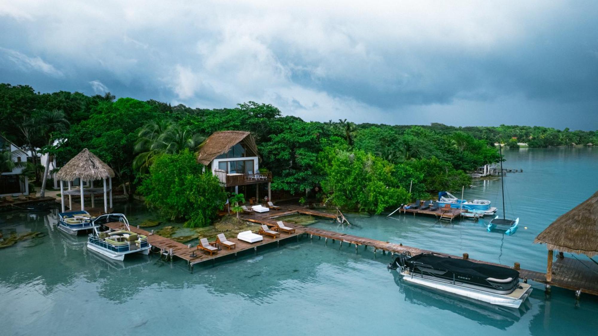 Xoot Kaana Villa Vista Laguna Bacalar Exteriér fotografie