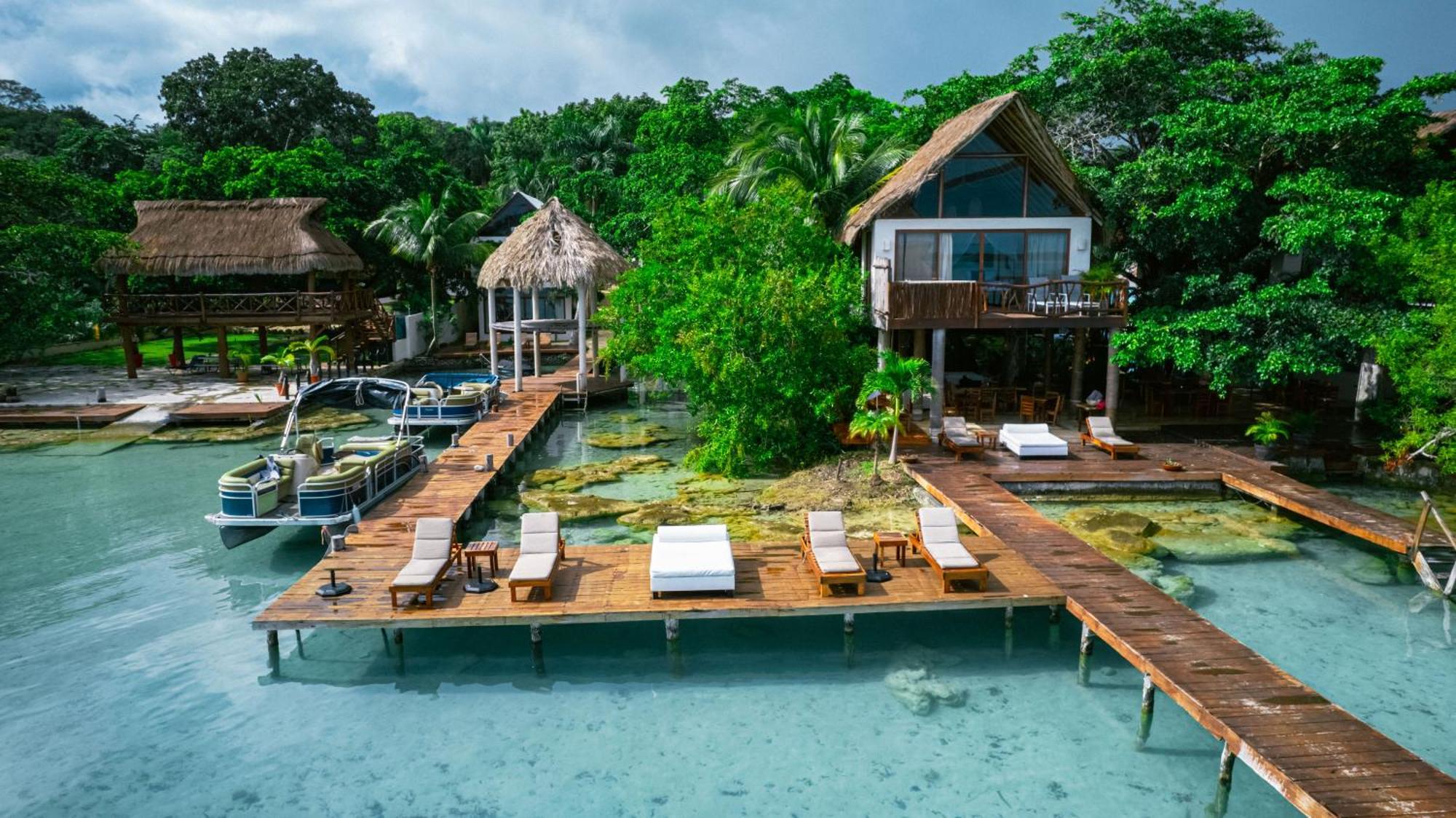 Xoot Kaana Villa Vista Laguna Bacalar Exteriér fotografie
