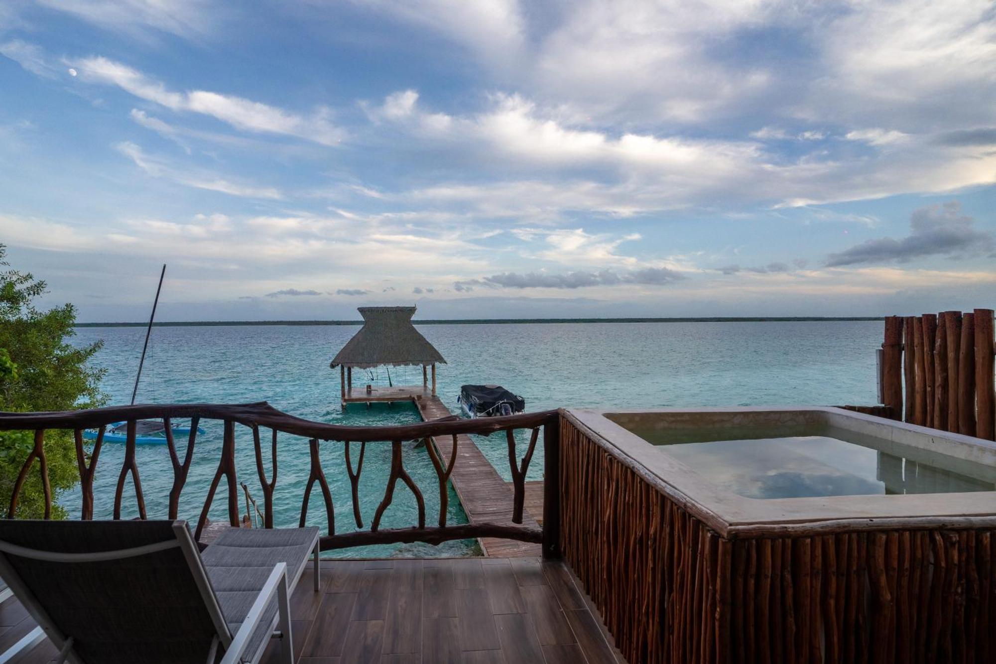 Xoot Kaana Villa Vista Laguna Bacalar Exteriér fotografie